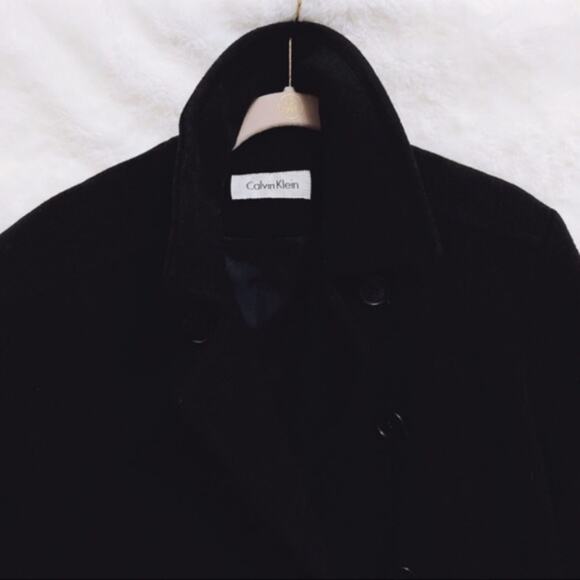 Calvin Klein Women Merino Wool Black Jacket - Picture 3 of 8